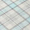 Piper Looms Chantille Plaid ACN1052 Sky Machine Washable Area Rug Swatch Image