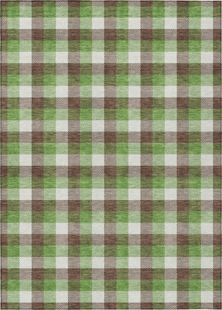 Piper Looms Chantille Plaid ACN1053 Brown Machine Washable Area Rug main image