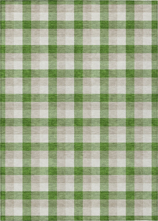 Piper Looms Chantille Plaid ACN1053 Emerald Machine Washable Area Rug main image