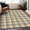 Piper Looms Chantille Plaid ACN1053 Gray Machine Washable Area Rug Lifestyle Image Feature