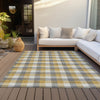 Piper Looms Chantille Plaid ACN1053 Gray Machine Washable Area Rug Outdoor Lifestyle Image Feature
