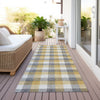 Piper Looms Chantille Plaid ACN1053 Gray Machine Washable Area Rug Runner Outdoor Lifestyle Image Feature
