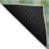 Piper Looms Chantille Plaid ACN1053 Lime Machine Washable Area Rug Backing Image