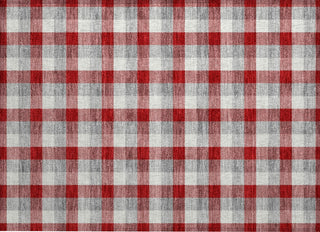 Piper Looms Chantille Plaid ACN1053 Red Machine Washable Area Rug Scatter Main Image