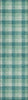 Piper Looms Chantille Plaid ACN1053 Seafoam Machine Washable Area Rug Runner Main Image