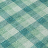 Piper Looms Chantille Plaid ACN1053 Seafoam Machine Washable Area Rug Swatch Image