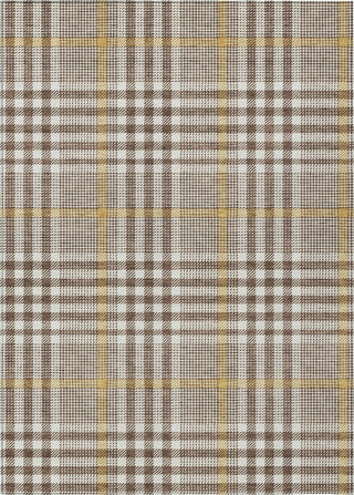 Piper Looms Chantille Plaid ACN1054 Brown Machine Washable Area Rug main image