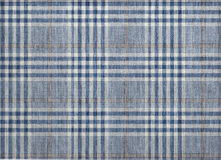 Piper Looms Chantille Plaid ACN1054 Navy Machine Washable Area Rug Scatter Main Image