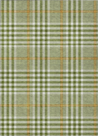 Piper Looms Chantille Plaid ACN1054 Olive Machine Washable Area Rug main image