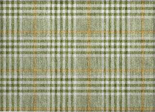 Piper Looms Chantille Plaid ACN1054 Olive Machine Washable Area Rug Scatter Main Image