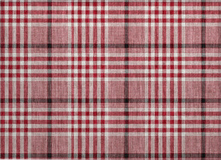 Piper Looms Chantille Plaid ACN1054 Red Machine Washable Area Rug Scatter Main Image