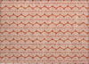 Piper Looms Chantille Swirls ACN1055 Coral Machine Washable Area Rug Scatter Main Image