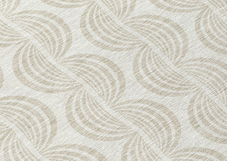 Piper Looms Chantille Swirls ACN1055 Ivory Machine Washable Area Rug Swatch Image