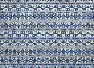 Piper Looms Chantille Swirls ACN1055 Navy Machine Washable Area Rug Scatter Main Image