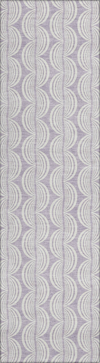 Piper Looms Chantille Swirls ACN1056 Lavender Machine Washable Area Rug Runner Main Image