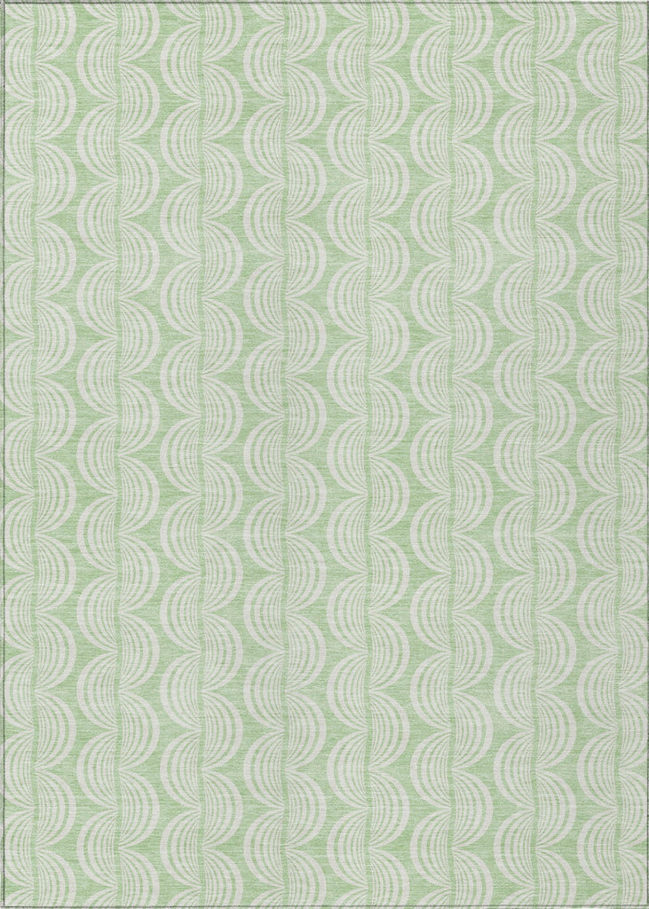 Piper Looms Chantille Swirls ACN1056 Mint Machine Washable Area Rug main image