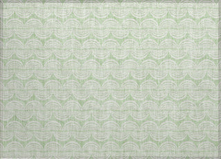 Piper Looms Chantille Swirls ACN1056 Mint Machine Washable Area Rug Scatter Main Image