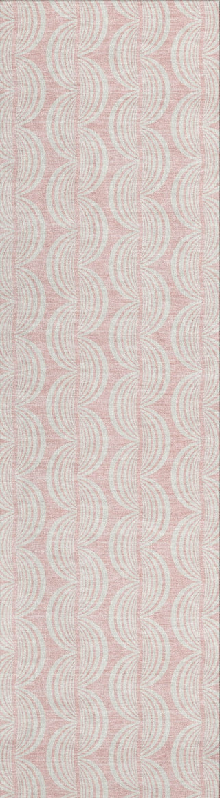 Piper Looms Chantille Swirls ACN1056 Pink Machine Washable Area Rug Runner Main Image