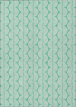 Piper Looms Chantille Swirls ACN1056 Seafoam Machine Washable Area Rug main image