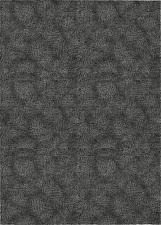 Piper Looms Chantille Geometric ACN1057 Black Machine Washable Area Rug main image