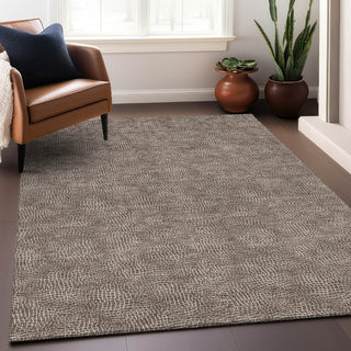Piper Looms Chantille Geometric ACN1057 Brown Machine Washable Area Rug Lifestyle Image Feature