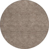 Piper Looms Chantille Geometric ACN1057 Brown Machine Washable Area Rug Round Main Image