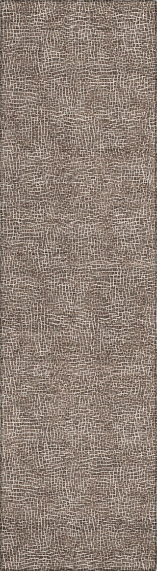 Piper Looms Chantille Geometric ACN1057 Brown Machine Washable Area Rug Runner Main Image