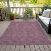 Piper Looms Chantille Geometric ACN1057 Eggplant Machine Washable Area Rug Outdoor Lifestyle Image Feature