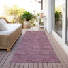 Piper Looms Chantille Geometric ACN1057 Eggplant Machine Washable Area Rug Runner Outdoor Lifestyle Image Feature