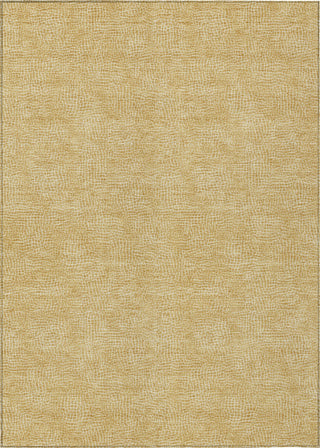 Piper Looms Chantille Geometric ACN1057 Gold Machine Washable Area Rug main image