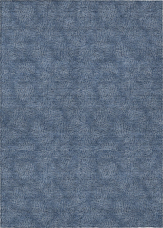 Piper Looms Chantille Geometric ACN1057 Navy Machine Washable Area Rug main image