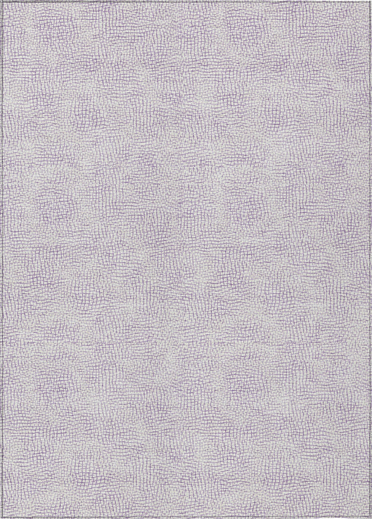 Piper Looms Chantille Geometric ACN1058 Lavender Machine Washable Area Rug main image