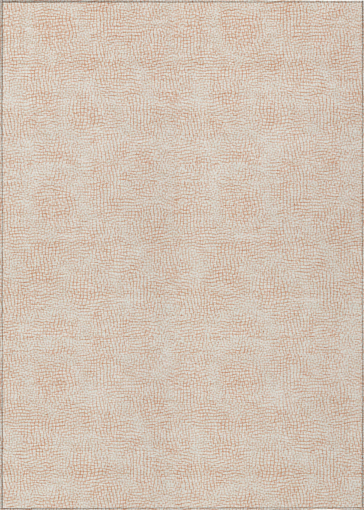 Piper Looms Chantille Geometric ACN1058 Peach Machine Washable Area Rug main image