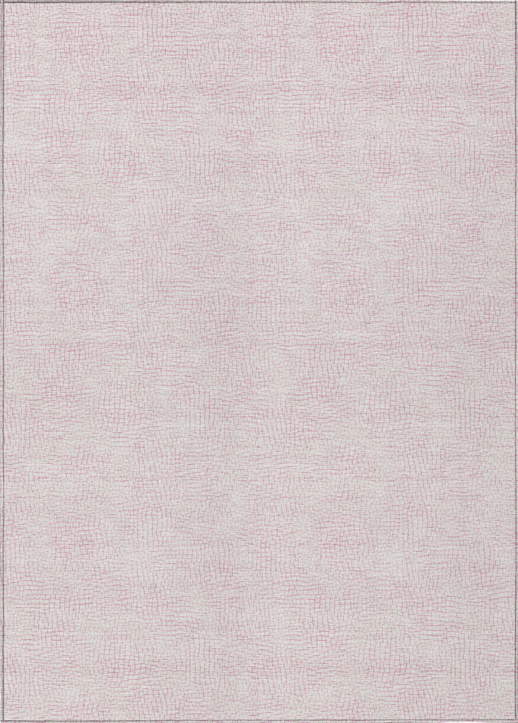 Piper Looms Chantille Geometric ACN1058 Pink Machine Washable Area Rug main image