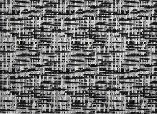 Piper Looms Chantille Lines ACN1059 Black Machine Washable Area Rug Scatter Main Image