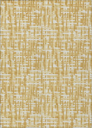 Piper Looms Chantille Lines ACN1059 Gold Machine Washable Area Rug main image