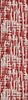 Piper Looms Chantille Lines ACN1059 Red Machine Washable Area Rug Runner Main Image