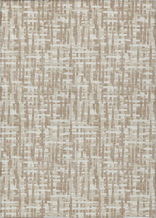 Piper Looms Chantille Lines ACN1059 Tan Machine Washable Area Rug main image