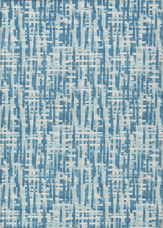 Piper Looms Chantille Lines ACN1059 Teal Machine Washable Area Rug main image