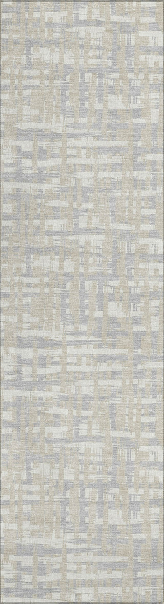 Piper Looms Chantille Lines ACN1060 Beige Machine Washable Area Rug Runner Main Image
