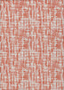 Piper Looms Chantille Lines ACN1060 Coral Machine Washable Area Rug main image