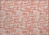 Piper Looms Chantille Lines ACN1060 Coral Machine Washable Area Rug Scatter Main Image