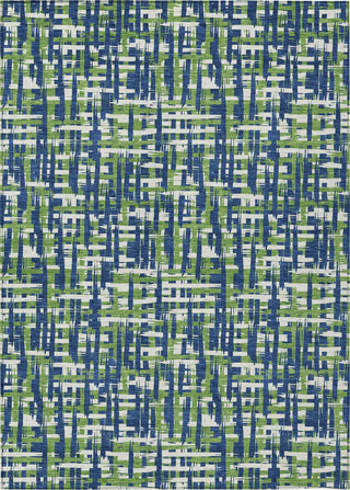 Piper Looms Chantille Lines ACN1060 Navy Machine Washable Area Rug main image