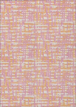 Piper Looms Chantille Lines ACN1060 Pink Machine Washable Area Rug main image