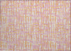 Piper Looms Chantille Lines ACN1060 Pink Machine Washable Area Rug Scatter Main Image