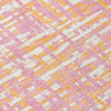 Piper Looms Chantille Lines ACN1060 Pink Machine Washable Area Rug Swatch Image