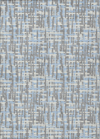 Piper Looms Chantille Lines ACN1060 Silver Machine Washable Area Rug main image