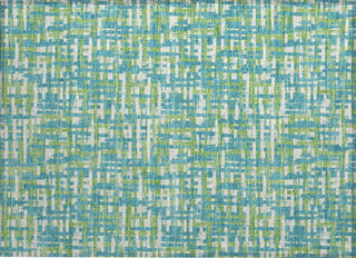 Piper Looms Chantille Lines ACN1060 Turquoise Machine Washable Area Rug Scatter Main Image