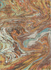 Piper Looms Chantille Abstract ACN1061 Khaki Machine Washable Area Rug main image