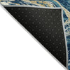 Piper Looms Chantille Abstract ACN1061 Navy Machine Washable Area Rug Backing Image